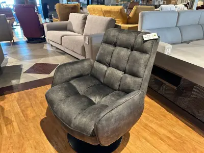 Draaifauteuil, olive groen – kavel bij Onlineveilingmeester, Joure