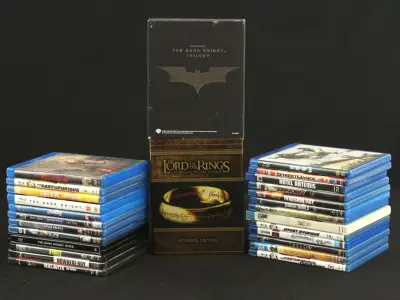 Grote Collectie van 25 Blu-rays + 2 Trilogie Boxsets – kavel bij De Kringwinkel, Antwerpen