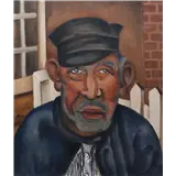 Else Berg – Portret van een boergesigneerd E – kavel bij Van Spengen