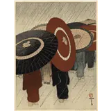 Friedrich Capelari – Les parapluies japonaishandgesigneerd C – kavel bij Van Spengen