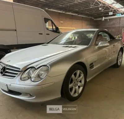 Personenwagen Mercedes SL350 CABRIO – kavel bij Belga Veilingen, Zonhoven