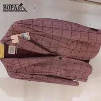 Blazer met ruitmotief maat M – kavel bij BOPA Auctions, Ieper