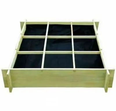 4x Kweekbak, afm 90x90x20 cm – kavel bij Belga Veilingen, Lummen