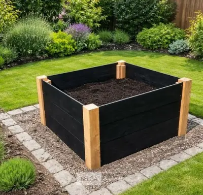 Bloembak - afm 60x60x54cm – kavel bij Belga Veilingen, Lummen