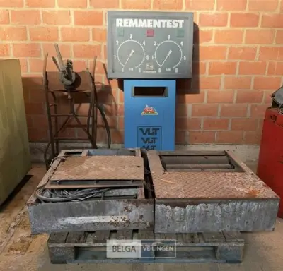 Remmen testbank VLT – kavel bij Belga Veilingen, Zonhoven
