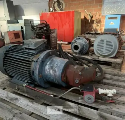 Industriële elektromotor – kavel bij Belga Veilingen, Zonhoven