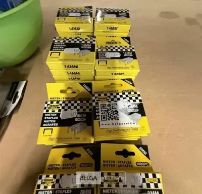Lot Benson tackernieten (type 11/fijne draad) – kavel bij Belga Veilingen