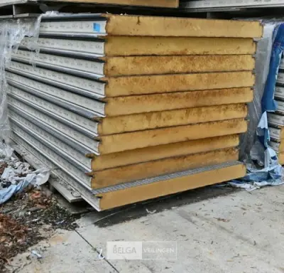 Sandwichpanelen – kavel bij Belga Veilingen, Hasselt