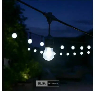 50 x ST45 Filament Shockproof LED Lamp – 6000K Koud Wit – E27 – Wit – kavel bij Belga Veilingen