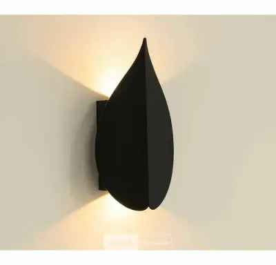 2 x Bladvorm LED Wandlamp – 6W – 3500K Neutraal Wit – SW-239 – kavel bij Belga Veilingen
