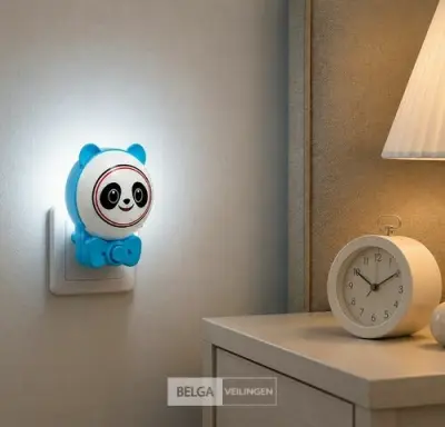 2 x LED Nachtlamp 1W – 2CCT Instelbaar - Panda Design – IP20 – ANDY 2CCT – kavel bij Belga Veilingen