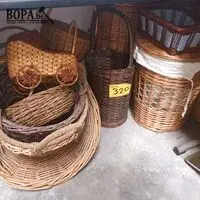 Rieten mandjes. 18 stuks – kavel bij BOPA Auctions, Hooglede