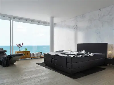 Elektrische boxspringcombinatie, M-Ray, Sense Exclusief, Zwart – kavel bij Onlineveilingmeester, Heerenveen