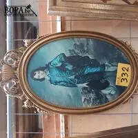 Ovalen kader met reproductie – kavel bij BOPA Auctions, Hooglede