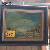 Schilderij landschap – kavel bij BOPA Auctions, Hooglede