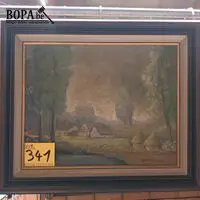 Schilderij landschap – kavel bij BOPA Auctions, Hooglede