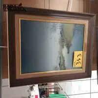 Schilderij landschap met beek – kavel bij BOPA Auctions, Hooglede