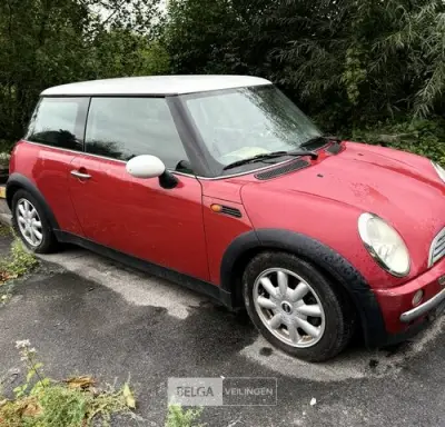MINI COOPER, enkel voor vergunninghouders en erkende centra voor verschrotting – kavel bij Belga Veilingen, Lokaal Bestuur Ronse