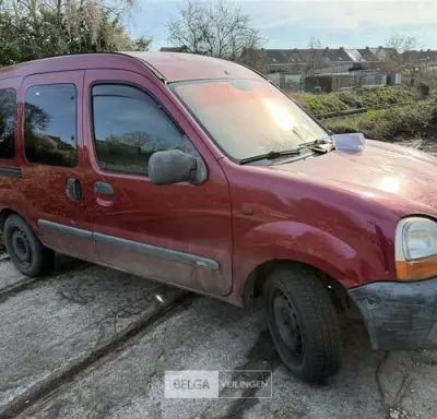 RENAULT KANGOO, enkel voor vergunninghouders en erkende centra voor verschrotting – kavel bij Belga Veilingen, Lokaal Bestuur Ronse