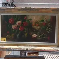 Schilderij stilleven rozen – kavel bij BOPA Auctions, Hooglede
