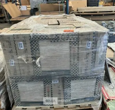 Pallet tegels – kavel bij Belga Veilingen, Lummen