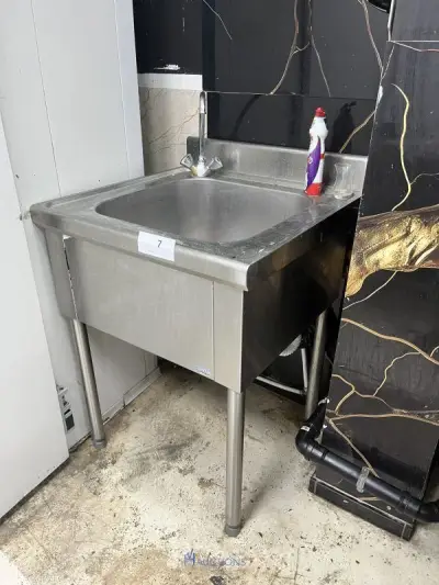 RVS spoeltafel – kavel bij VH Auctions