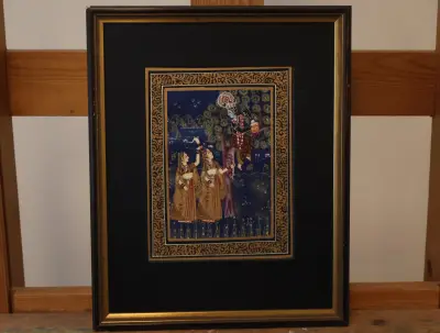 Traditionele Indiase Miniatuurschildering – kavel bij GSD Auctions, Zoeterwoude