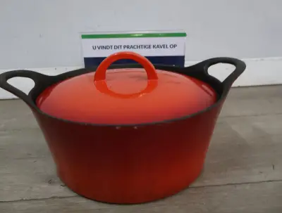 Gietijzeren braadpan met deksel – kavel bij GSD Auctions, Zoeterwoude