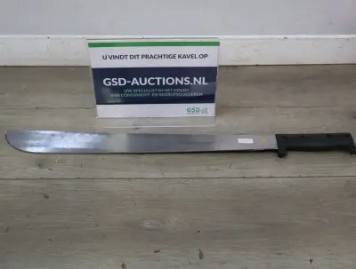 Lang mes met zwart handvat – kavel bij GSD Auctions, Zoeterwoude