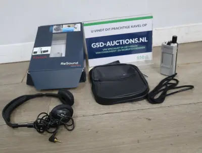 ReSound Favorit gehoorapparaat met accessoires – kavel bij GSD Auctions, Zoeterwoude