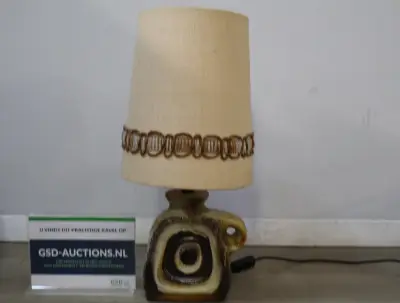 Klassieke Keramische Tafellamp - Jaren '70 – kavel bij GSD Auctions, Zoeterwoude