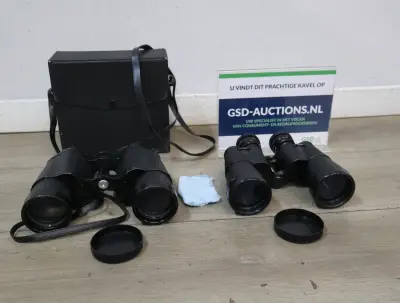 Twee zwarte verrekijkers – kavel bij GSD Auctions, Zoeterwoude