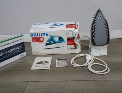 Philips GC2520 stoomstrijkijzer met doos – kavel bij GSD Auctions, Zoeterwoude