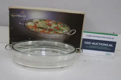 Royal Warwick glazen serveerschaal' – kavel bij GSD Auctions, Zoeterwoude