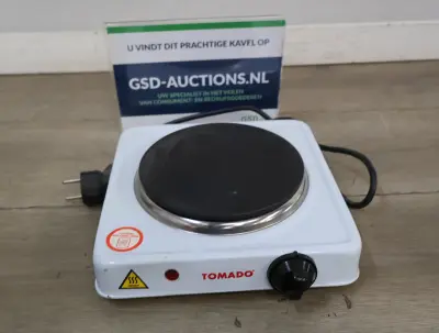 Tomado elektrische kookplaat enkel – kavel bij GSD Auctions, Zoeterwoude