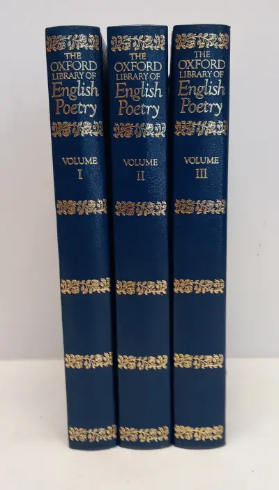 The Oxford Library of English Poetry 3dln – kavel bij GSD Auctions, Zoeterwoude