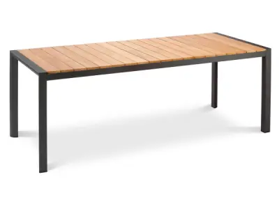 Paros dining table 210x90cm Antracite – kavel bij XL Auctions