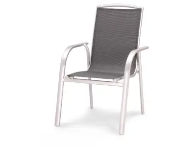 15x Palermo Stack Chair - Silver – kavel bij XL Auctions