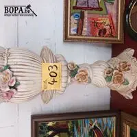 Bloempot op sokkel – kavel bij BOPA Auctions, Hooglede