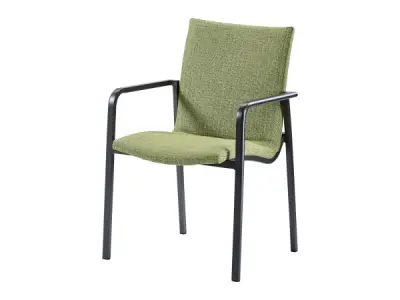 4x Positano Dining Chair - Anthracite - Green – kavel bij XL Auctions