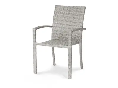 12x Samoa - Stack chair - Mocca – kavel bij XL Auctions