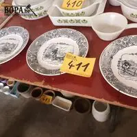 Sierborden Boch Frères Keramis. 3 stuks – kavel bij BOPA Auctions, Hooglede