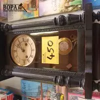 Houten muurklok – kavel bij BOPA Auctions, Hooglede