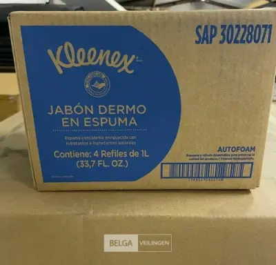 1x Pallet handzeep circa 175 doosjes – kavel bij Belga Veilingen, Poppel