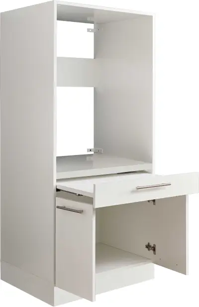 12 x Wasmachinekast Laundreezy in wit 68 x 68 x 162 cm – kavel bij Openbare Verkopen, Beveren-Leie