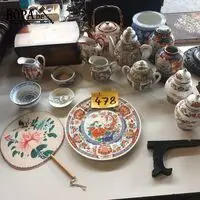 Chinees porselein en decoratie. 16 stuks – kavel bij BOPA Auctions, Hooglede