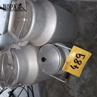 Aluminium melkkitten. 3 stuks – kavel bij BOPA Auctions, Hooglede