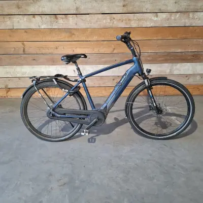 Elektrische herenfiets, Dutch Id, Infinity, Blauw – kavel bij Onlineveilingmeester, Heerenveen