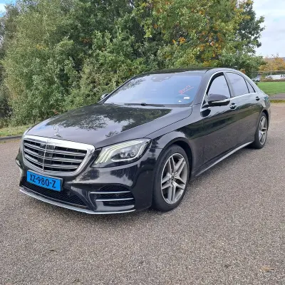 Personenauto, Mercedes-Benz, S-klasse, 350d 4Matic Lang Premium Plus, Zwart, 2018 – kavel bij Onlineveilingmeester, Heerenveen