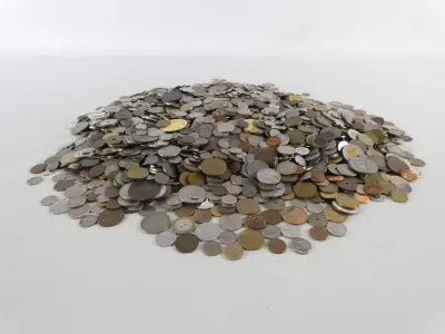 Verzameling oude munten diverse landen – kavel bij De Kringwinkel, Heverlee